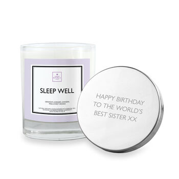 Personalised Sleep Well Scented Candle, 6 of 7