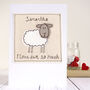 Personalised Sheep Anniversary Or Love Card For Him Or Her, thumbnail 1 of 12