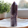 Lepidolite Crystal Tower With Optional Moon Or Tumble, thumbnail 1 of 9