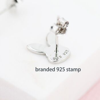 Sterling Silver Cute Bunny Head Earrings, 7 of 12