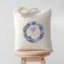 Personalised Knitting Wool Circle Storage Tote Bag, thumbnail 2 of 2