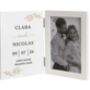 Personalised Couples Wooden Hinged Photo Frame, thumbnail 5 of 5