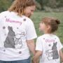 Mummy And Me Matching Easter Bunny T Shirts, thumbnail 1 of 2