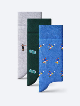 The Footballer's Giftbox – Luxury Football Themed Socks, 2 of 10