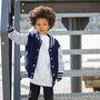 Kids Personalised Name And Number Varsity Jacket, thumbnail 4 of 11