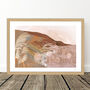 Cliff Tops Earth Toned Landscape Print, thumbnail 5 of 7