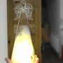 Light Up LED Glass Angel Christmas Decoration, thumbnail 4 of 4
