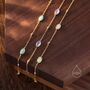 Moonstone Marquise Satellite Bracelet, thumbnail 5 of 12