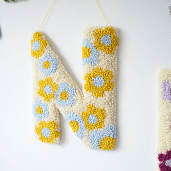 Daisy Flower Custom Decorative Letter, 7 of 8