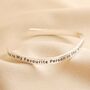 Adjustable Favourite Person Meaningful Word Wave Bangle, thumbnail 5 of 7