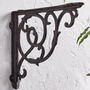 Ornate Black Scrolled Hanging Bracket, thumbnail 1 of 5