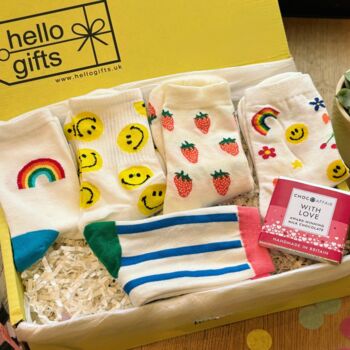 Socks Of Joy Letterbox Gift Set, 8 of 8