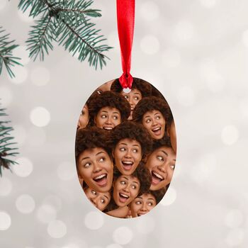 Personalised Face Christmas Ornament, 2 of 7