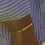 Gold Colour Personalised Cuff Bracelet, thumbnail 3 of 5
