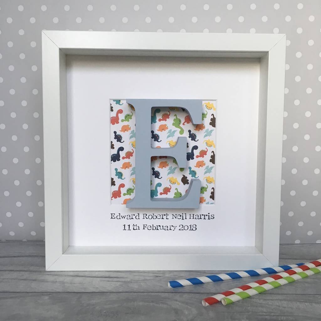 Personalised Boys Wooden Letter Box Frame By Alphabet Bespoke Personalised Boys Wooden Letter Box Frame