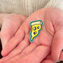 Pizza Slice Enamel Pin Badge Hard Brooch Pins, thumbnail 1 of 9