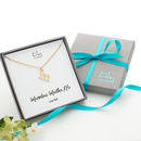 Gold Initial Letter Charm Necklace By Lily Charmed | notonthehighstreet.com