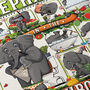 Elephants Using The Bathroom, Funny Toilet Art, thumbnail 5 of 8