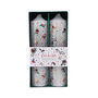 Pack Of Two Robin Design Pillar Advent Candles, thumbnail 2 of 5