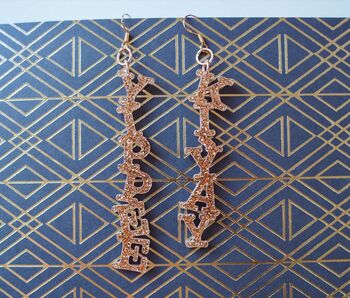 Yippee Kiyay Dangle Earring, 3 of 3