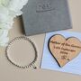 Personalised Mother Of The Groom Bracelet And Token, thumbnail 1 of 3