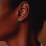 Sterling Silver Bow Earrings For Christmas, thumbnail 4 of 6