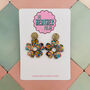 Chunky Petal Flower Earrings / Floral Jewellery / Bold Birthday Gift For Her, thumbnail 5 of 9