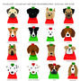 Personalised Dogs In Christmas Jumpers Wrapping Paper, thumbnail 4 of 10