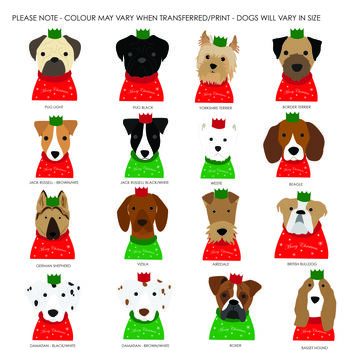 Personalised Dogs In Christmas Jumpers Wrapping Paper, 4 of 10