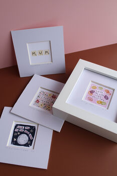 Mum Scrabble Tiles Mini Art Print, 6 of 10