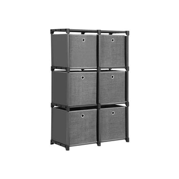 Ladder Storage Unit With Six Storage Boxes, 4 of 6