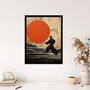 Qigong Sunset Mindful Wellness Wall Art Print, thumbnail 4 of 6