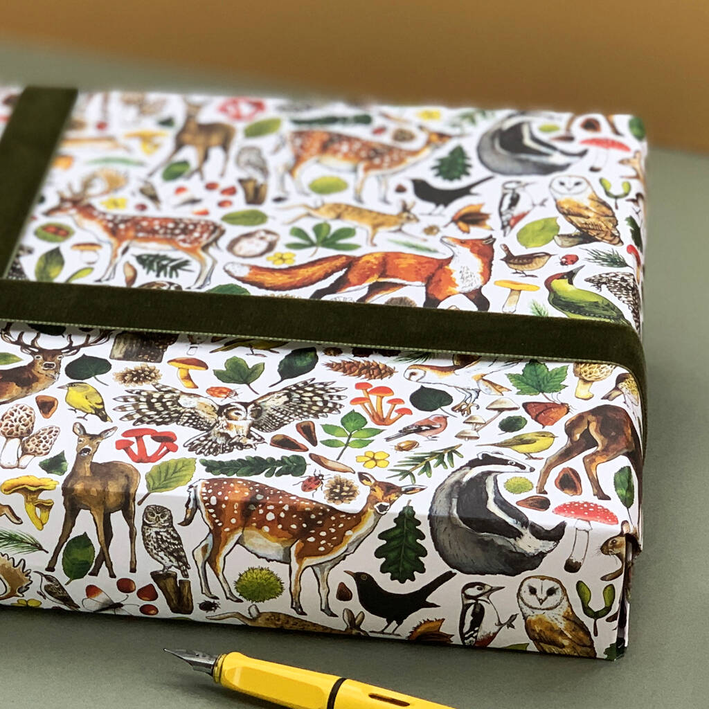 Woodland Animals Wrapping Paper By Alexia Claire | notonthehighstreet.com