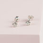 9ct White Gold And Diamond Star Stud Earrings*, thumbnail 1 of 3