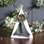 Christmas Tipi Tent Camping Tree Decoration, thumbnail 1 of 3