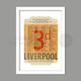 Liverpool Ticket To Ride Poster Print, thumbnail 2 of 4