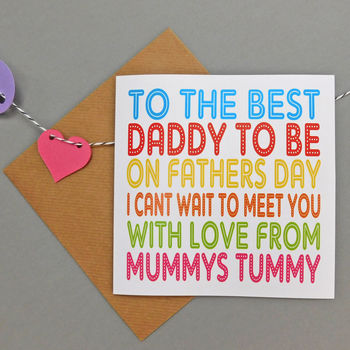 Daddy To Be Father's Day Card, 2 of 2