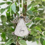 Personalised Silver Angel Memory Bauble, thumbnail 1 of 7