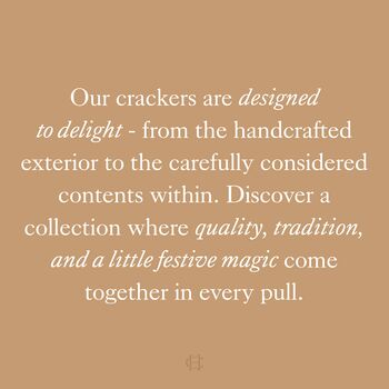 Six Handmade Christmas Crackers 'Pistachio Green' Design, 2 of 5