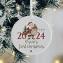 Personalised Baby's First Christmas Ceramic Keepsake Decoration, thumbnail 1 of 4