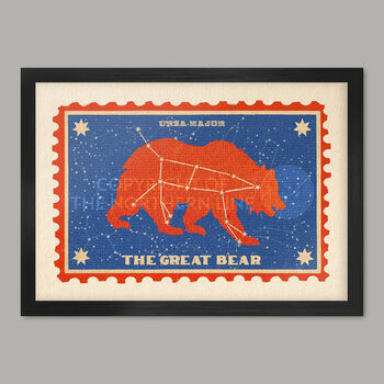 The Great Bear Constellation Poster Print, 2 of 4