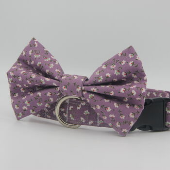 Purple Daisy Dog Collar And Lead Accessory Set, 10 of 12