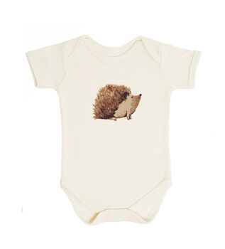 Hedgehog Organic Baby Vest, 4 of 4