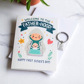 Welcome To The Father Hood First Father’s Day Card, 3 of 3