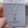 Silver Nugget Of Love Necklace, thumbnail 7 of 7