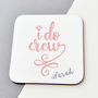 I Do Crew Personalised Hen Party Coasters, thumbnail 3 of 3