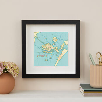 Personalised Venice Map Print Wall Art, 2 of 5