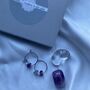 Zodiac Star Sign Crystal Earring Gift Box, thumbnail 4 of 12