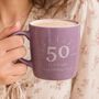 Milestone Birthday Personalised Stoneware Mug, thumbnail 1 of 10