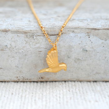 Turtle Dove Necklace In Gold By Alice Stewart | notonthehighstreet.com